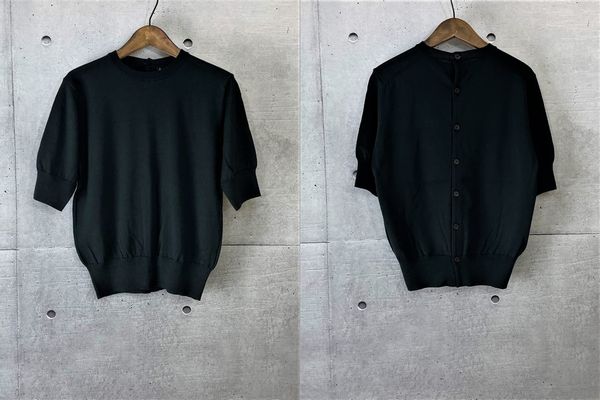 R&D.M.Co- バックボタン ニット レッド オールドマンズテーラー 5-0205T 256314 R&D.M.Co- バックボタン ニット レッド レディース オールド